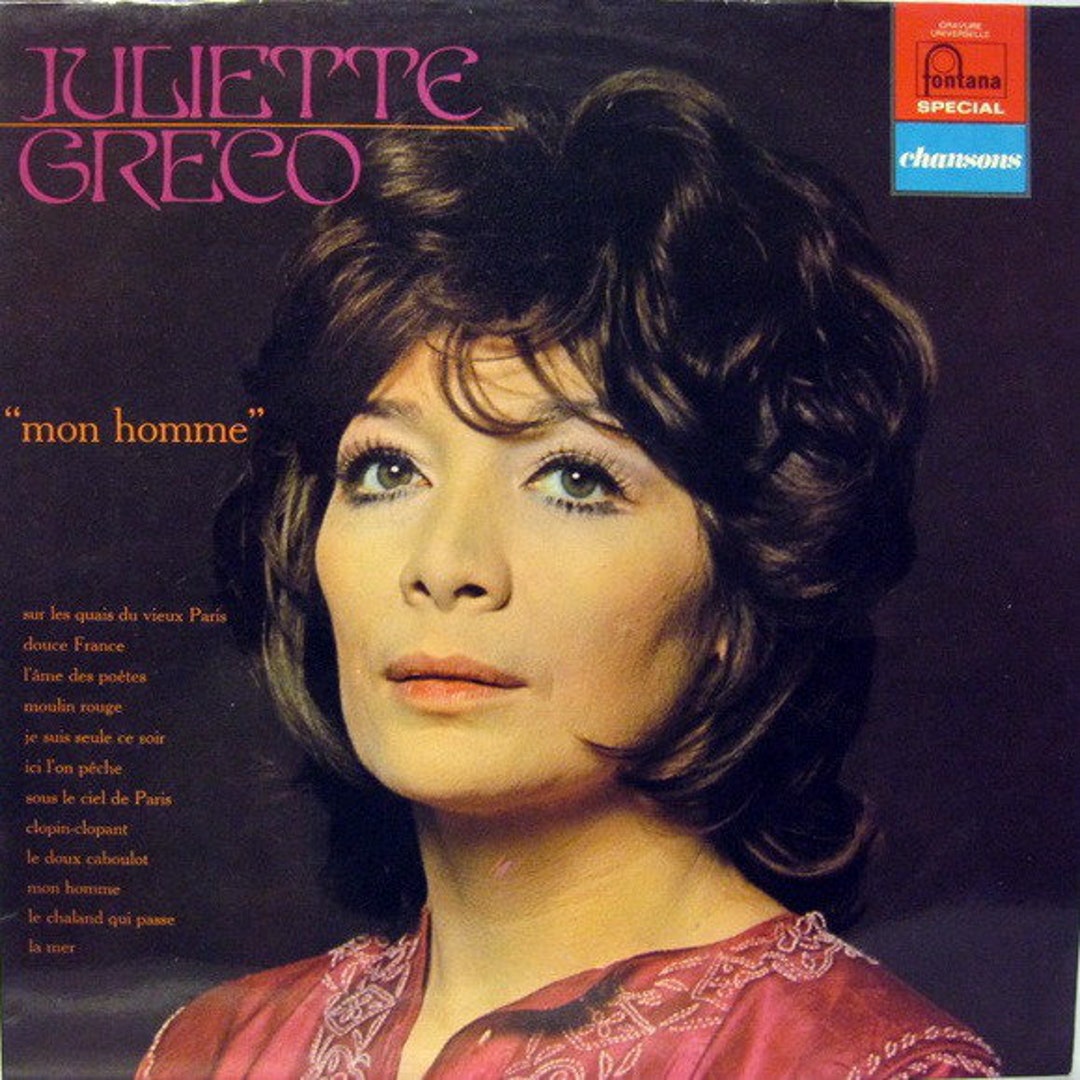 Prelude råd udmelding Juliette Gréco-mon Homme Vinyl LP France - Etsy