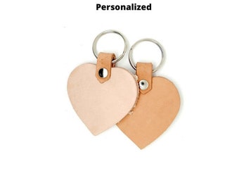 Personalized Keychain,Custom Engraved Text Keychain,Picture Keyring Heart Pendant Key Chain for Her Him Couples's Gift