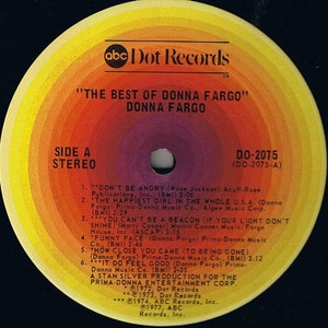 Donna Fargo The Best Of Donna Fargo,vinyl,lp,Folk, World, & Country,1977 image 4