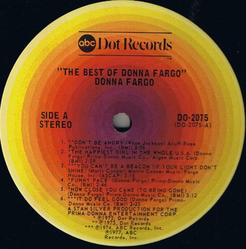 Donna Fargo The Best Of Donna Fargo,vinyl,lp,Folk, World, & Country,1977 image 4