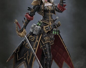 INQUISITOR WITCH HUNTER_3D printed miniatures 8K LCD | Artisans