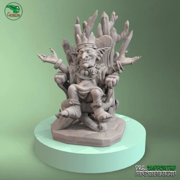 King Goblin - Goblin Village_3D printed miniatures | Artisans
