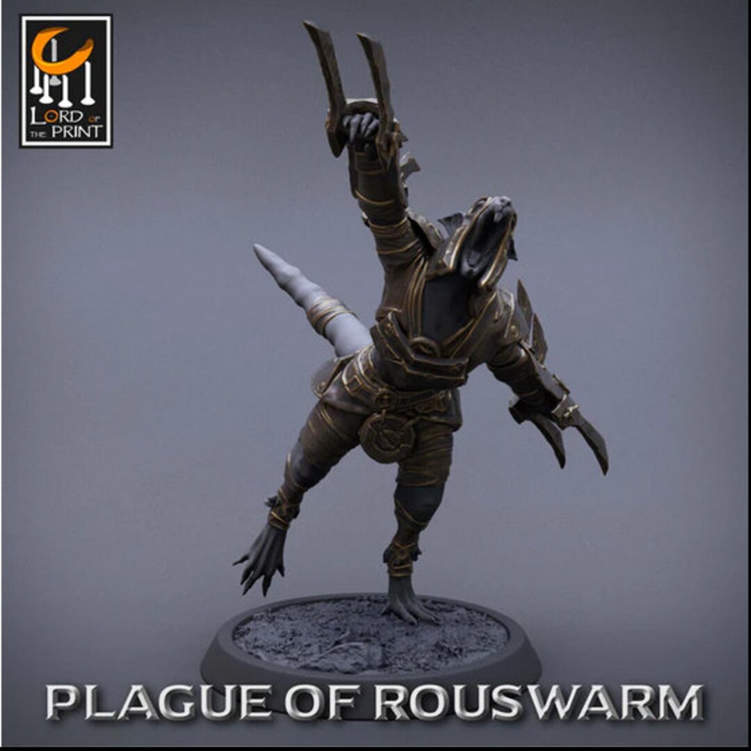 Infantery Rogue Rats Lunge 3D Printed Miniatures 8K LCD Artisans - Etsy