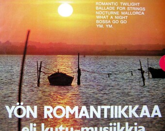 Unknown Artist – Yön Romantiikkaa Eli Kutu-musiikkia,vinyl,Easy Listening,jazz,1973