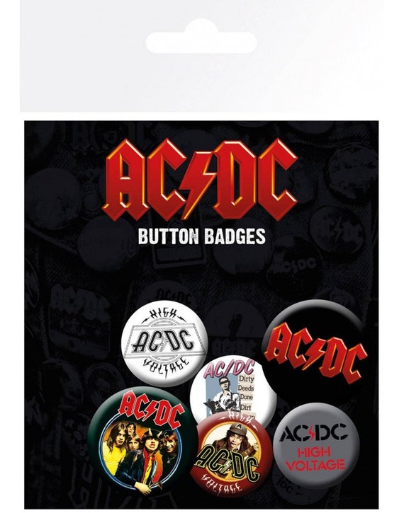 Button, badge AC/DC (Logo)