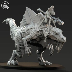 Saurian Spinosaurus-3D printed miniatures | Artisans ,size 154x 87x54mm