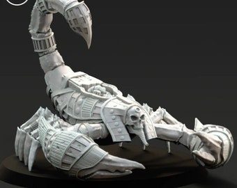 Mummified Great Scorpion_3D printed miniatures | Artisans_size 70x49x50mm