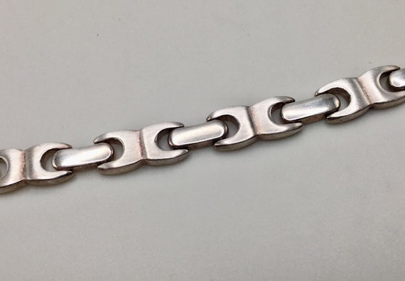 Vintage 925 Sterling Silver Anchor Shape Necklace… - image 6