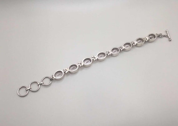 Vintage 925 Sterling Silver Chain with Nature Cry… - image 6