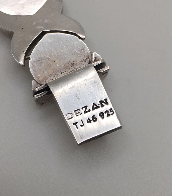 DEZAN 925 Sterling Silver "XO" Wide Link Bracelet… - image 8