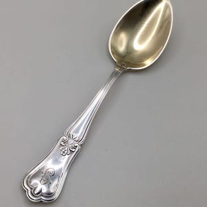 Antique Pattern&quot;Imperial 1891&quot; by Gorham Sterling Silver Demitasse Spoon with Gold Wash Bowl - Sliver Flatware, Silverware|Housewarming gift