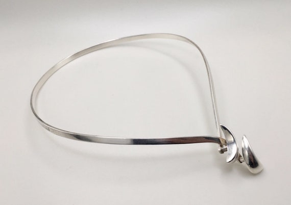 Modernist Design 925 Sterling Silver Interlocking Col… - Gem