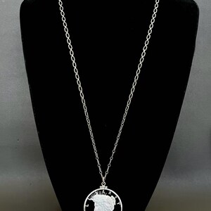 アクセサリー Atease CUTOUT COIN STONE NECKLACE Coin Cutout Pendant - Etsy