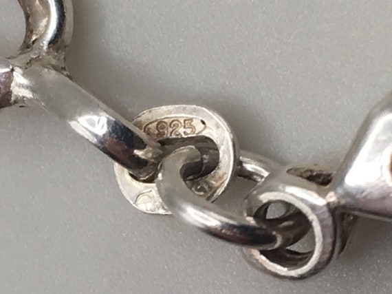 Vintage 925 Sterling Silver Simple Figaro Chain N… - image 7