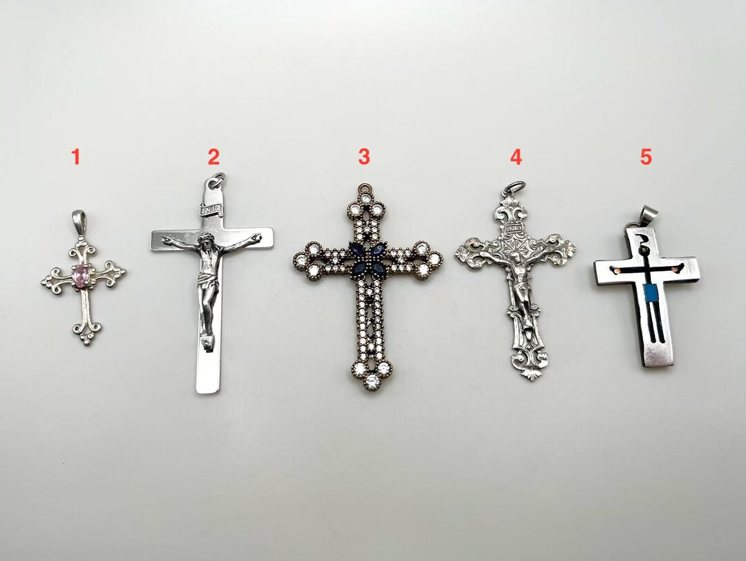 Vintage Sterling Silver Cross Pendant - 5 Styles|vintage Jewelry - Etsy