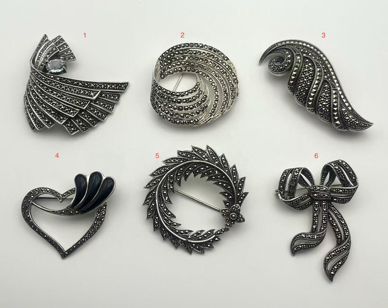 シルバー925 ブローチ-- 10 925 Silver Brooch - Etsy