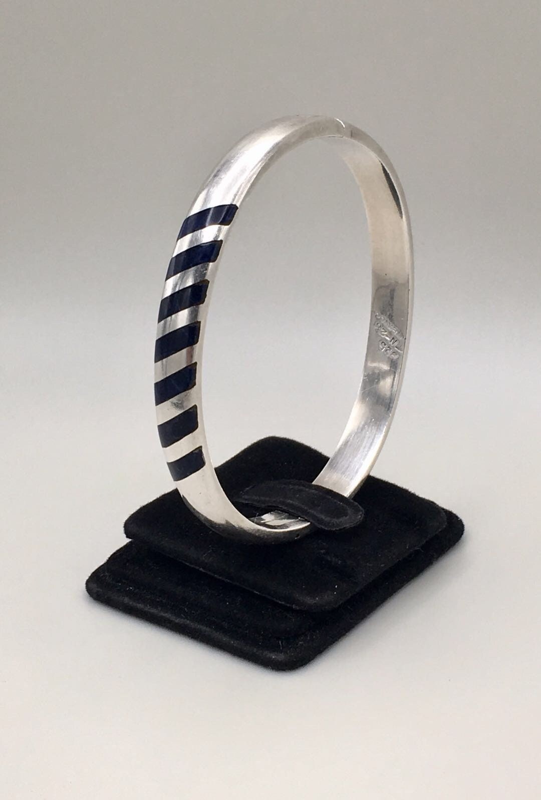 Vintage Mexico Taxco 925 Sterling Silver Black Onyx Zebra Vintage Mexico Taxco 925 Sterling Silver Black Onyx Zebra