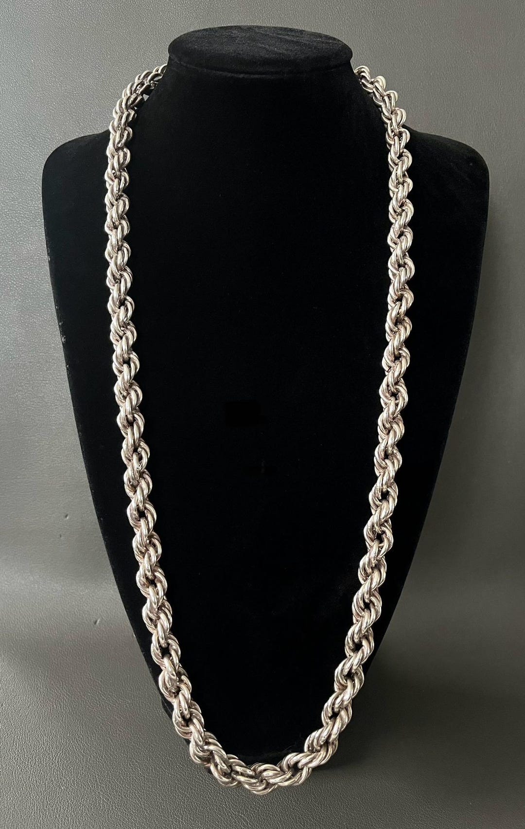 925 Silver Long Clip Necklace