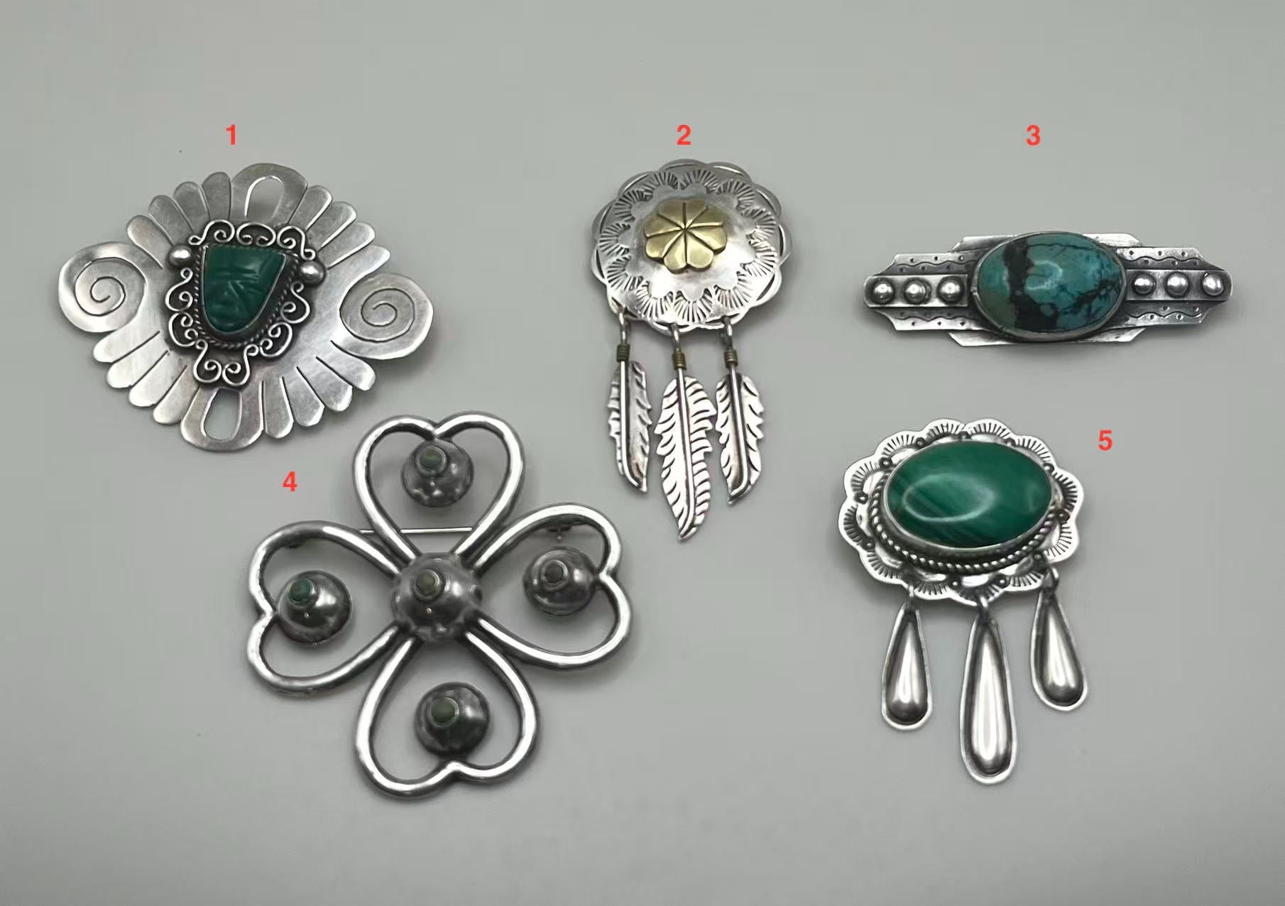 Vintage Mexican 925 Sterling Silver Jewelry - Etsy