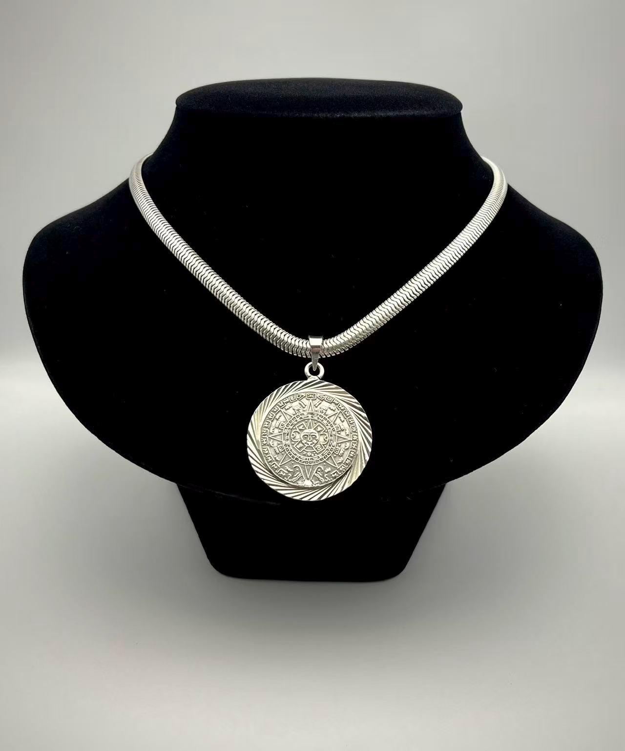 Vintage Mexican Silver Necklace - Etsy