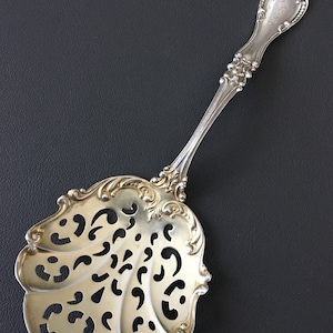 Vintage"Helena 1900"by R. BLACKINTON Sterling Silver Solid Tomato Server-7 1/2"