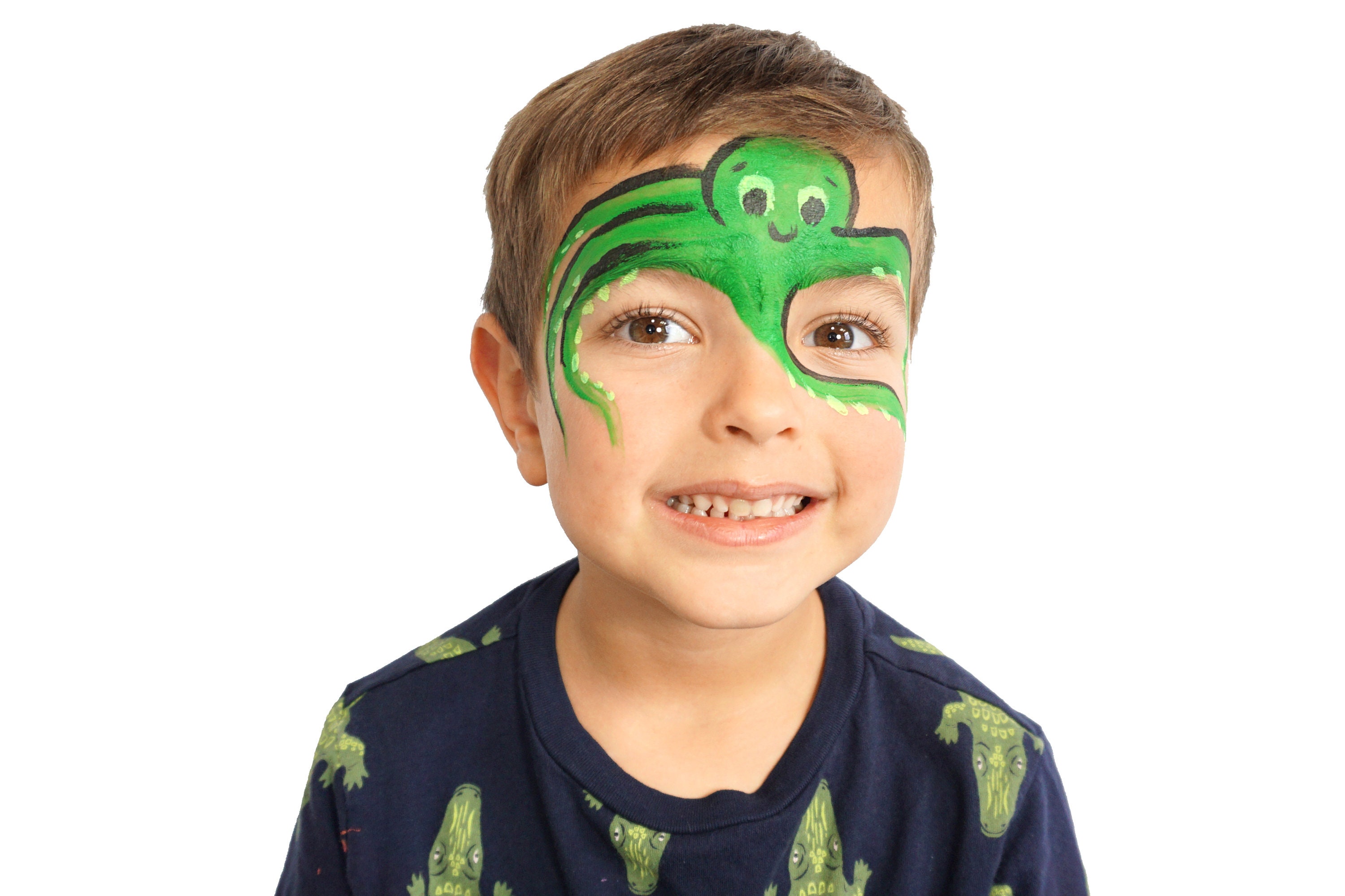 Dinosaur Face Paint Easy