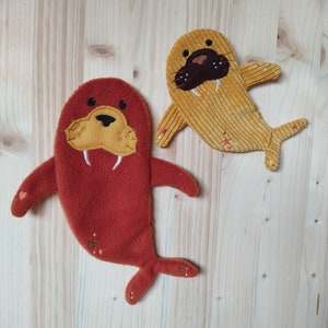 ITH embroidery file walrus cuddly toy, ITH walrus wencke, ITH cuddly toy walrus, embroidery file seal cuddly toy