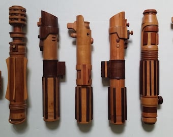 Wooden saber hilt