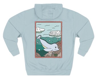 Beluga Whale Hoodie | Alaska Wildlife Sweatshirt with Fun Fact