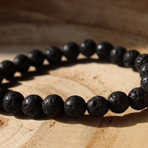 Lava Rock Bracelet - Embrace the profound connection to Earth's fiery core