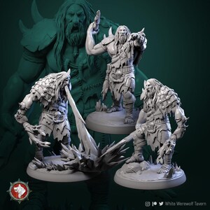 Mountain Giant Bundle | D&D | DnD | Dungeons and Dragons | Wargaming | 3D Printed | Model | Role Playing | Pathfinder