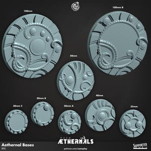 Aethernal Base | D&D | DnD | Dungeons and Dragons | Wargaming | 3D Printed | Model | Role Playing | Pathfinder