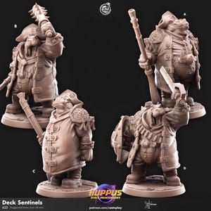 Deck Sentinels Bundle | D&D | DnD | Dungeons and Dragons | Wargaming | 3D Printed | Model | Role Playing | Pathfinder