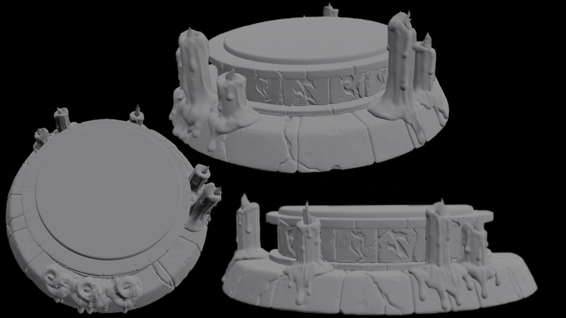 Ritual Table | D&D | Dnd | Dungeons and Dragons | Wargaming | 3D ...