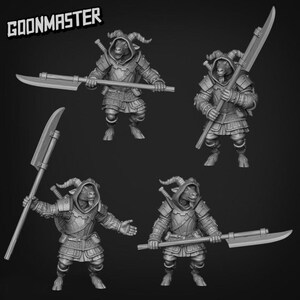 Black Goat Marauder Lochabre Axe Bundle | D&D | DnD | Dungeons and Dragons | Wargaming | 3D Printed | Model | Role Playing | Pathfinder