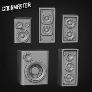 Bases - Altavoces / D&D / DnD / Dungeons and Dragons / Wargaming / Impresión 3D / Modelo / Juego de rol / Pathfinder