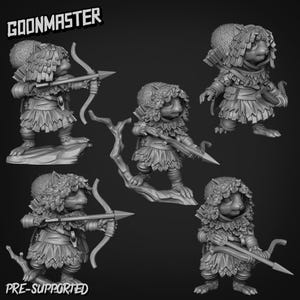 Squirrel Tracker Bundle | D&D | DnD | Dungeons and Dragons | Wargaming | 3D Printed | Model | Role Playing | Pathfinder