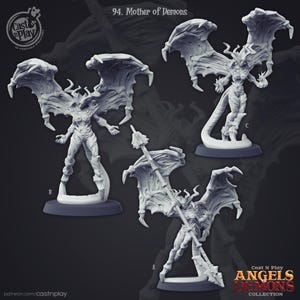 Mother of Demons | D&D | DnD | Dungeons and Dragons | Wargaming | 3D Printed | Model | Role Playing | Pathfinder