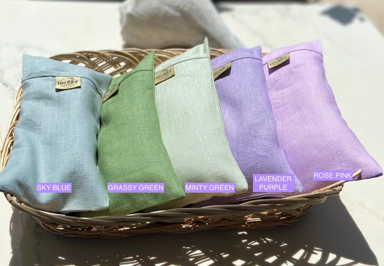 Linen Eye Pillow Lavender and Flaxseed Eye Mask Aromatherapyyoga Eye