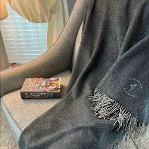 Mongolian 100% WOOL Blanket Throw| Luxury Herringbone Throw| Christmas Gift| Wedding Gift| Birthday Gift bild 1