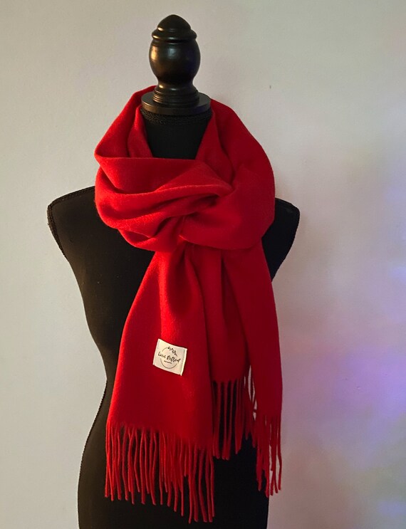 Irish Christmas Scarf Red