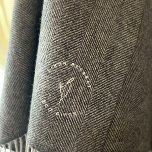 Mongolian 100% WOOL Blanket Throw| Luxury Herringbone Throw| Christmas Gift| Wedding Gift| Birthday Gift bild 4