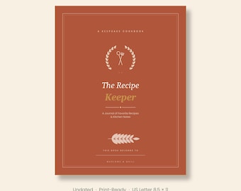 Il Custode delle Ricette - Un Diario delle Ricette Preferite e degli Appunti di Cucina