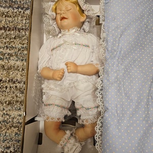 vintage porcelain doll