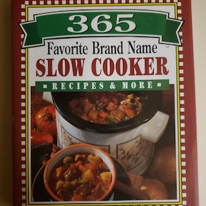 Slow cooker recipes vintage book