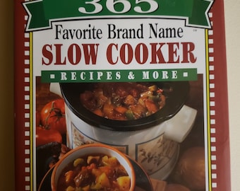 Slow cooker recipes vintage book