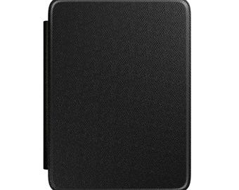 Dunne beschermende Kindle-hoes: zwarte foliocover voor e-readers