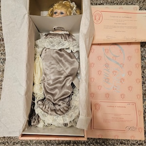 vintage porcelain doll