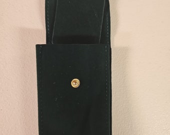 suede leather watch pouch