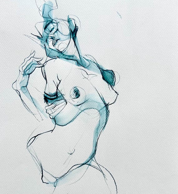 Figure Study - Original Artwork